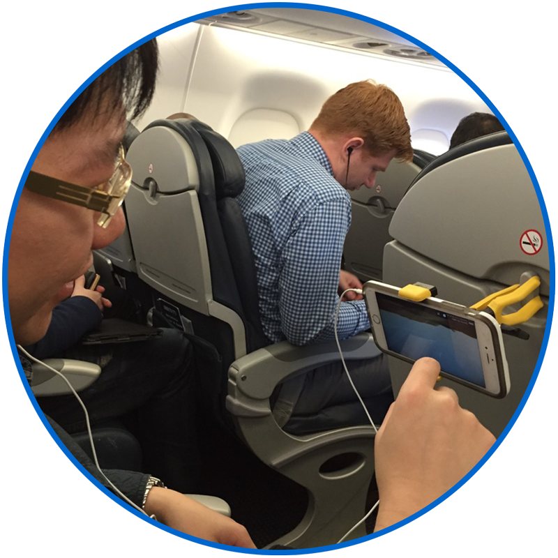 airplane iphone mount
