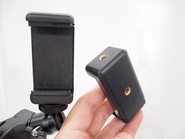 two screw holes