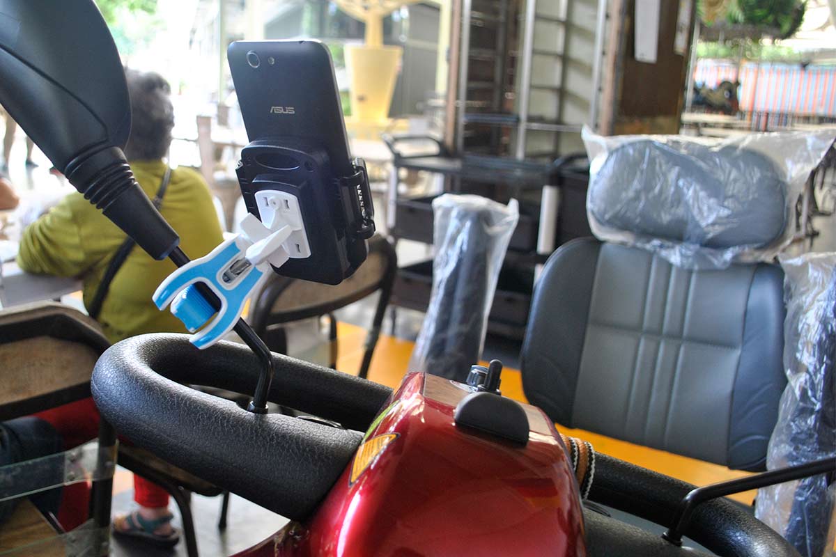 motorcycle holder